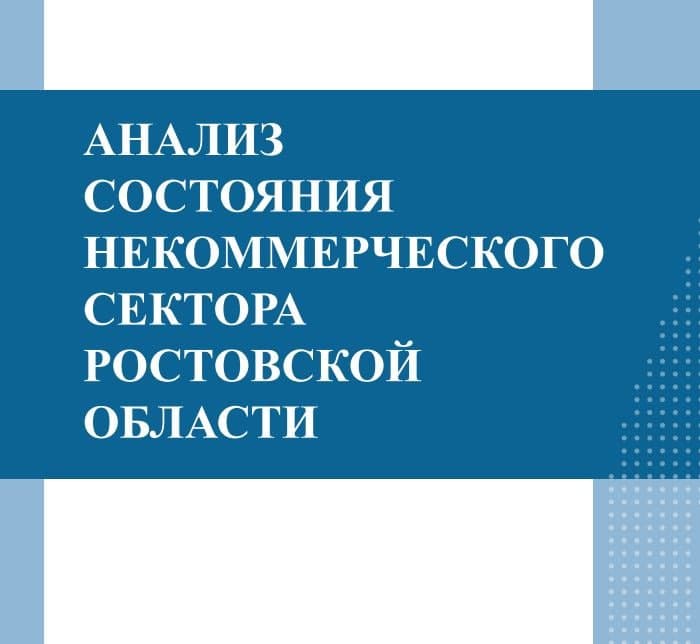 Анализ состояния некоммерческого сектора Ростовской области